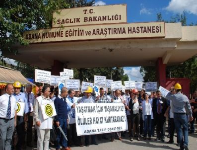 TÜRK SAĞLıK SEN - Adana’da Hekime Yapılan Saldırı Protesto Edildi