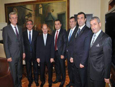 OSMAN BUDAK - Atso Heyeti Sağlık Bakanı Recep Akdağ`ı Ziyaret Etti