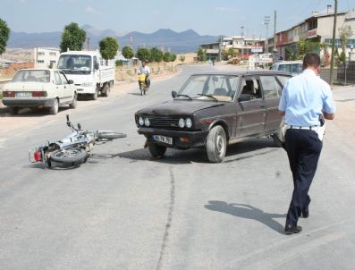 Beyşehir`de Trafik Kazası: 2 Yaralı