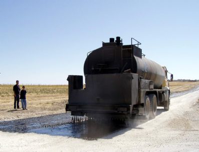 RECAI KARAL - Samsat`ta Yol Yapım Çalışmaları Tamamlandı