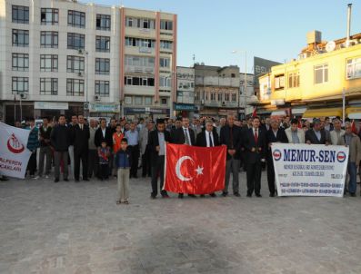 DIYANET SEN - Memur Sen Üyeleri Terörü Protesto Etti
