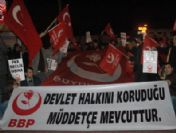 Taksim`de Terör Protestosu