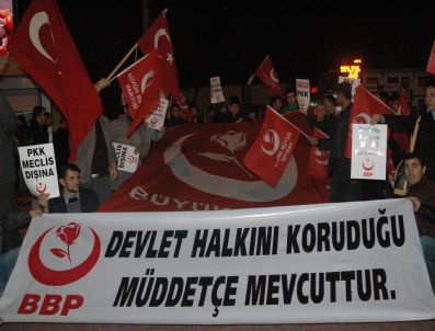Taksim`de Terör Protestosu