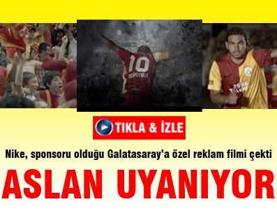 CEYHUN GÜLSELAM - Galatasaray'a özel 'Aslan Uyanıyor' reklamı