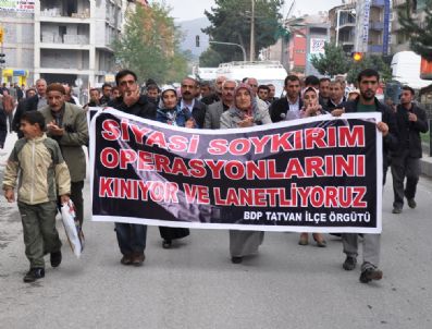 OVAKıŞLA - Bitlis`teki Gözaltılar Protesto Edildi