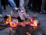 Abdullah Öcalan Maketi ve Sözde Pkk Bayrağı Yakıldı