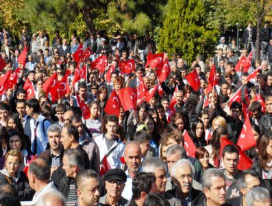 HASAN ÖZTÜRK - Burdur`da Teröre Lanet Mitingi