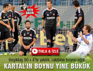 DINAMO KIEV - Beşiktaş, Dinamo Kiev'e deplasmanda boyun eğdi