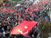 Eskişehir`de 5 Bin Kişi Teröre Tepki Gösterdi