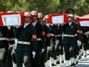 Şehitlerimizi uğurladık