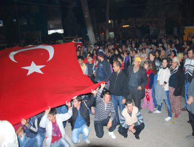 UMURLU - Afelerin Teröre Tepkisi Devam Ediyor