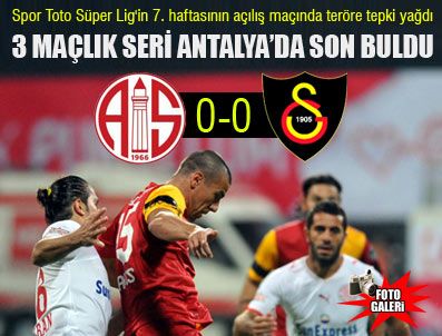 ALBERT RIERA - Antalyaspor 0-0 Galatasaray