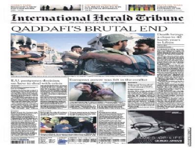 ZIMBABWE - Dünya Basınında Kaddafi Manşetleri