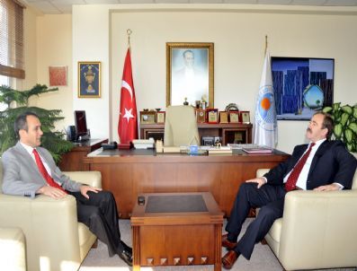 Kaymakam Arslan`dan Başkan Türk`e Ziyaret