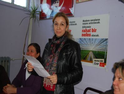 HASAN ÖREN - Kula Chp Kadın Kolları Terörü Lanetledi