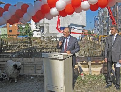 FAHRI MERAL - Terme`de Yurt ve Dersane İnşaatının Temeli Atıldı