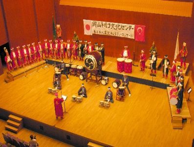 Türk - Japon Dostluk Buluşması`nda Mehter Gösterisi ve Ebru Sergisi