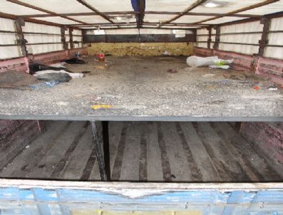 Kamyon Kasasından 150 Bin Paket Kaçak Sigara İle 53 Kaçak Mülteci Çıktı