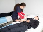 Polis Meslek Yüksekokulu Öğrencilerinden Depremzedelere Kan Bağışı