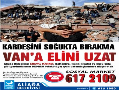 TURGUT OĞUZ - Aliağa Belediyesi Deprem Yardımı Kampanyası Başlattı