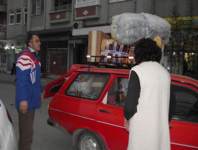 YURTIÇI KARGO - Bafra`dan Van`a Yardım