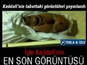 İşte Kaddafi'nin en son görüntüleri