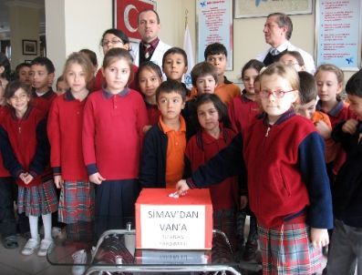 Simav’dan Van`a Yardım Kampanyası