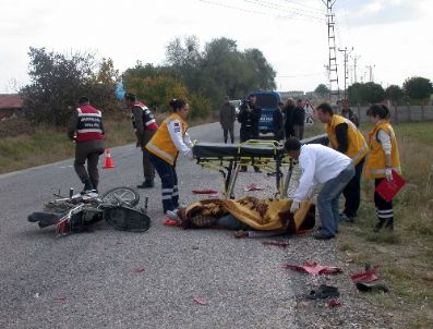 İSMAIL KORKMAZ - Afyonkarahisar’da Motosiklet Sürücüsü Hayatını Kaybetti