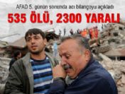 Van'da yaşanan deprem felaketinde can kayıpları artıyor