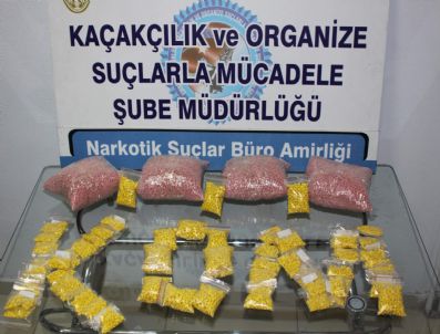 Gaziantep`te 50 Bin Adet Ecstasy Hap Ele Geçirildi