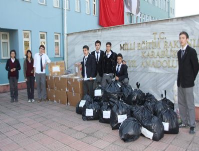 Lise Öğrencilerinin Depremzedelere Yardımları Sürüyor