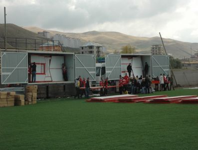 Depremzedelere mevlana evleri kuruluyor