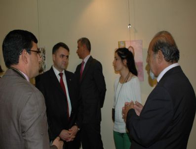 METIN ESEN - Engelli Vatandaştan Umut Dolu Resim Sergisi