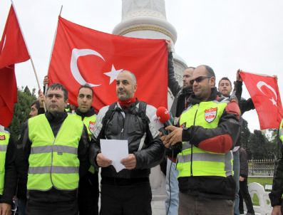 EDIRNEKAPı - Motorculardan Terör Protestosu