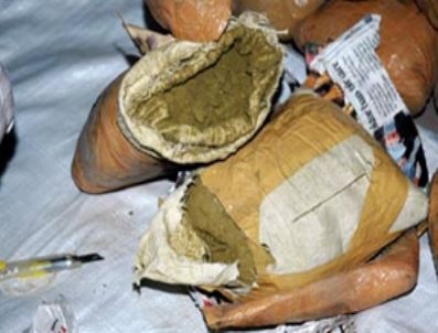 Elazığ'da 135 kilogram esrar ele geçirildi