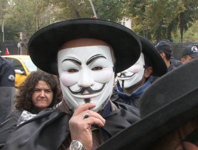 MAZLUMDER - Füze Kalkanına Maskeli Protesto