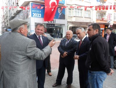 MEHMET ERSOY - Ak Parti Sinop İl Teşkilatından Esnaf Ziyareti
