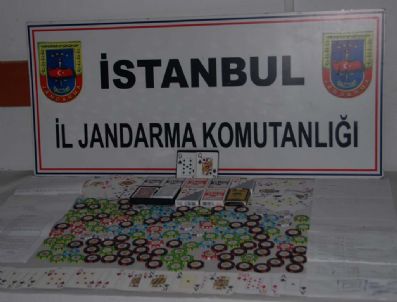 Çiftlik evine kumar baskını