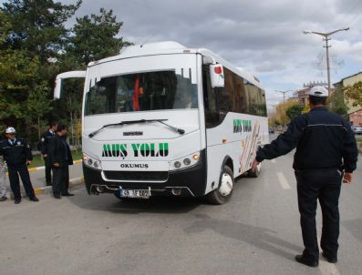 Muş`ta Korsan Taşımacılık Eylemi