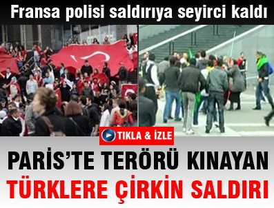 Terör saldırılarını kınayan Türklere PKK'lılar saldırdı