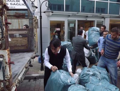 Yardımlar Van Erciş`e Ulaştı