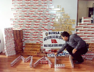 Bursa`da Kaçak Sigara Operasyonu