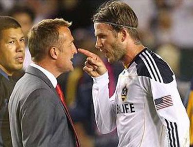 BROOKLYN - David Beckham fena kapıştı!