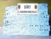 Siirt`te 13 Bin 650 Paket Kaçak Sigara Ele Geçirildi