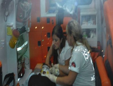 Tramvayın Çarptığı Kadın Yaralandı