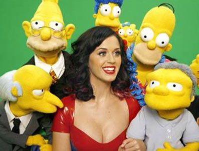 SIMPSONS - Katy Perry'nin yolu Springfield'a düşecek