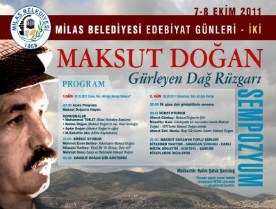 AYDIN DOĞAN - Maksut Doğan, Şiirleriyle Anılacak