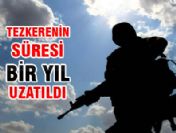 Sınır ötesi tezkeresi 1 yıl uzatıldı