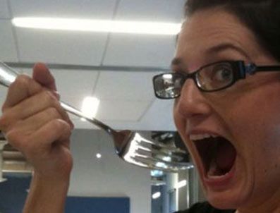 UTAH - Az yemek için büyük çatal kullanın