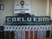 Çorlu Polisinden Kaçak Sigara Operasyonu